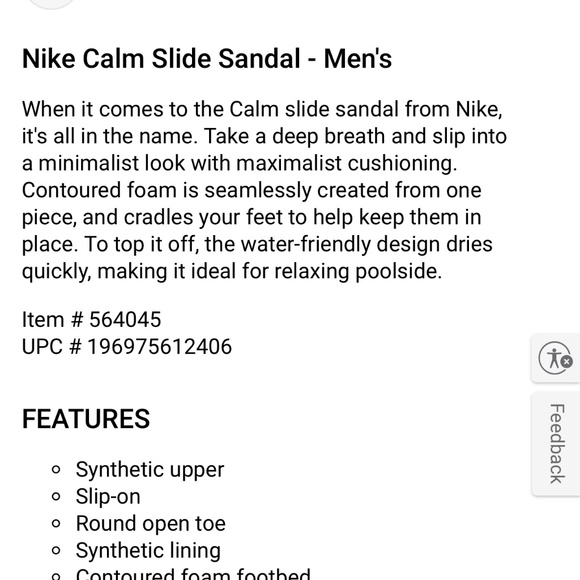 Nike calm slide - Picture 3 of 4